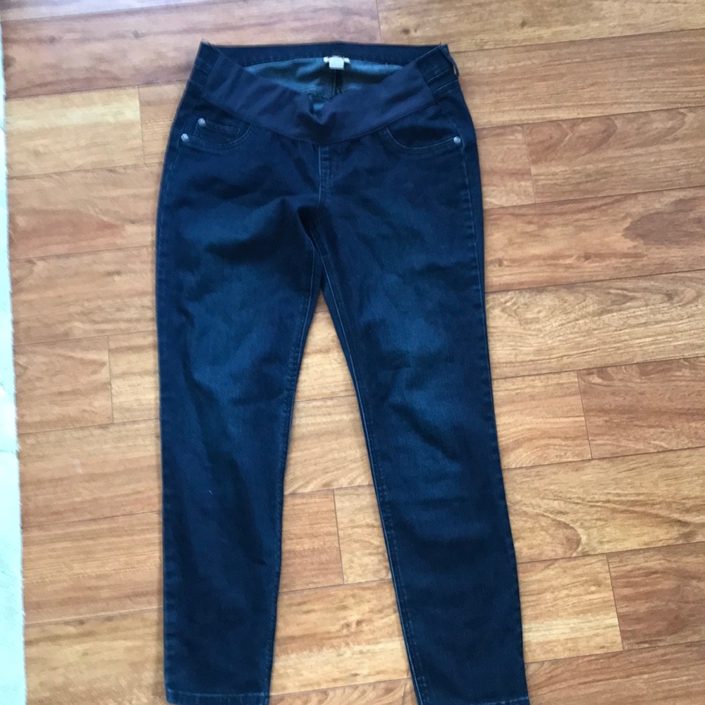 Maternity low waist jeans